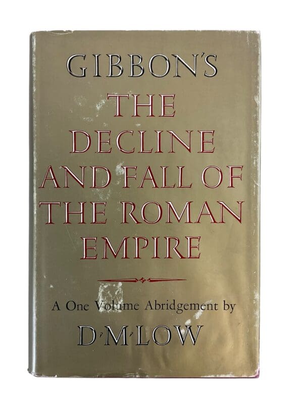 Gibbons The Decline and Fall of The Roman Empire Vol 1 Reference Book