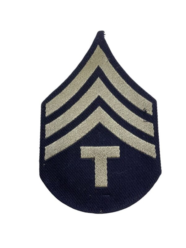 WW2 US Army Technical Sergeant Grade Rank Sleeve Insignia Woven Single