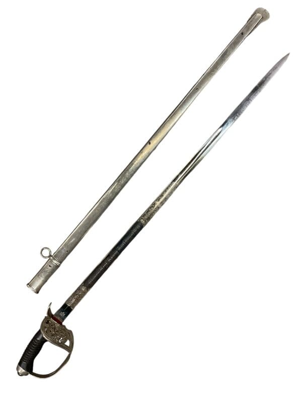 WW1 Imperial German 19th Uhlan Lancers Sword with Scabbard