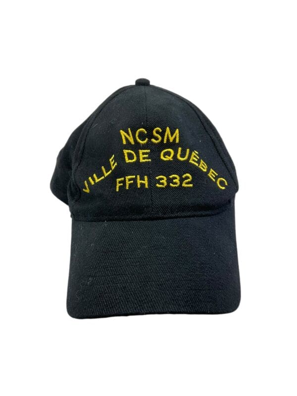 Canadian Forces Royal Canadian Navy RCN NCSM Ville De Quebec FFH 332 Baseball Cap