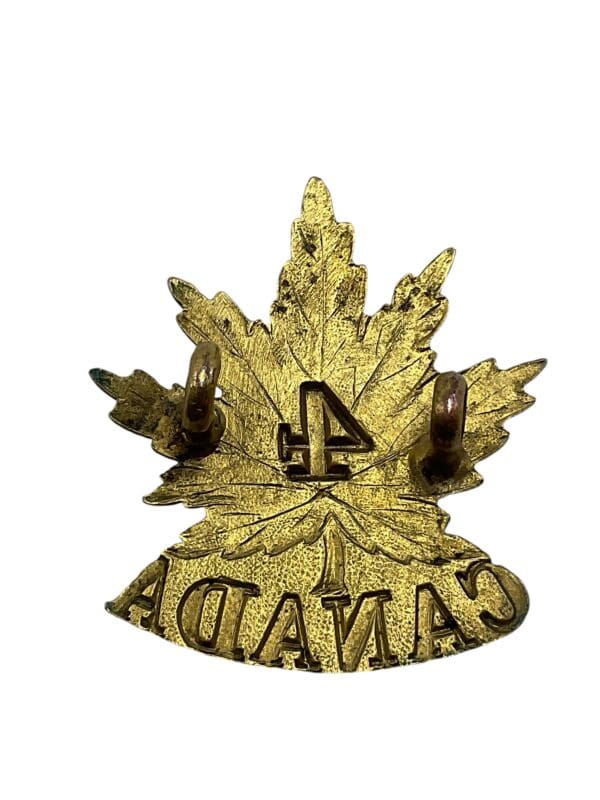 WW1 Canadian CEF 4th Battalion Cap Badge