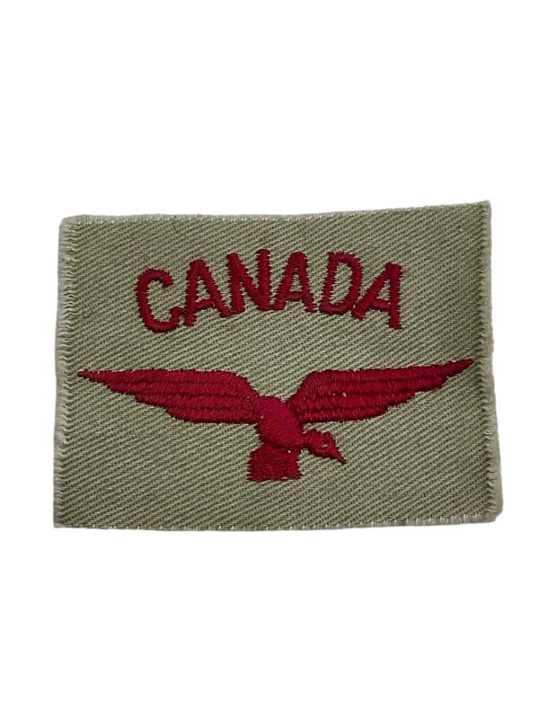 WW2 Canadian RCAF Tropical Sleeve Eagle Insignia Single