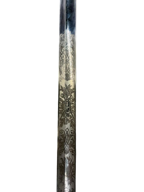 WW1 Imperial German 19th Uhlan Lancers Sword with Scabbard - Image 9