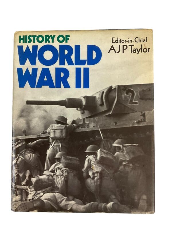 WW2 British German US History of World War 2 AJP Taylor Hardcover Reference Book