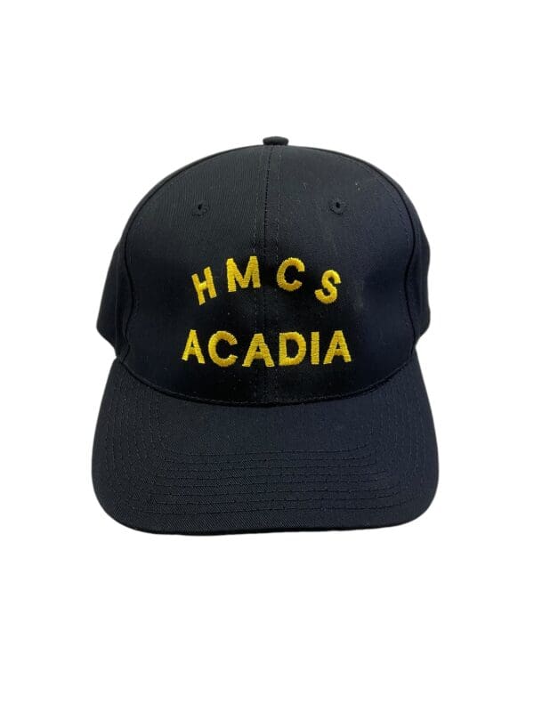 Canadian Forces Royal Canadian Navy RCN HMCS Acadia Baseball Cap