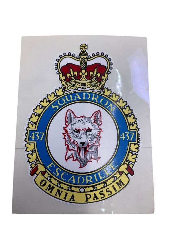 Canadian Forces RCAF 437 Squadron Sticker