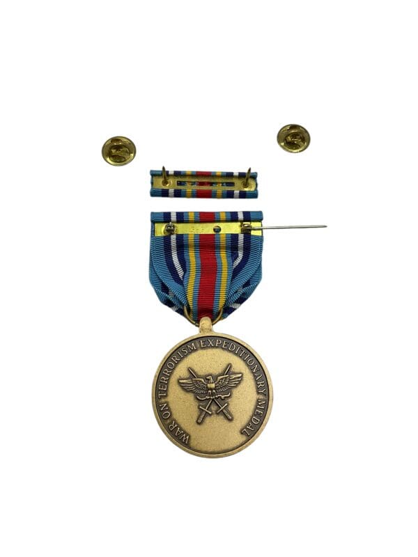 US War on Terrorism Expeditionary Medal Full Size with Ribbon Bar