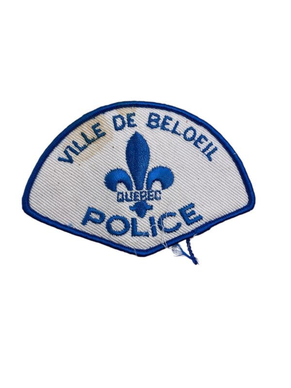 Canadian Quebec Ville De Beloeil Police Patch