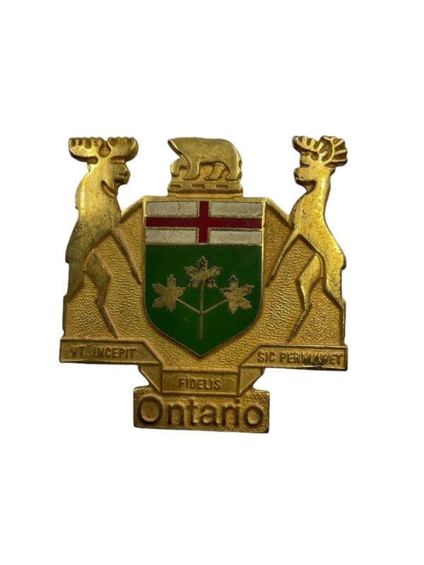 Canadian Ontario Lands and Forests Conservation Officer Cap Badge