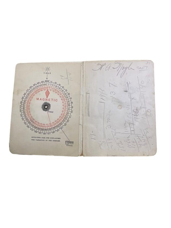 WW1 British BEF On Taking Bearings Compass Use Manual 1916 Dated