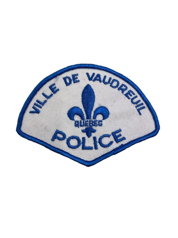 Canadian Quebec Ville De Vaudreuil Police Patch