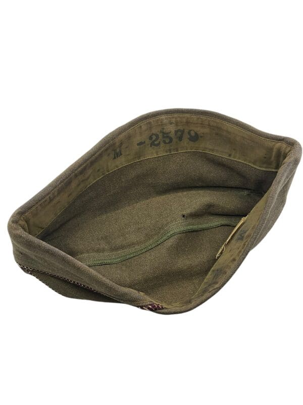 WW2 US Army Medical Corps Garrison Cap Size 7 1/4 Dated 1942 - Image 4