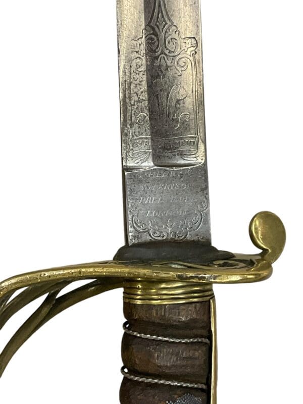 British Victorian Named Royal Artillery Generals Sword Wilkinson with Scabbard - Image 6