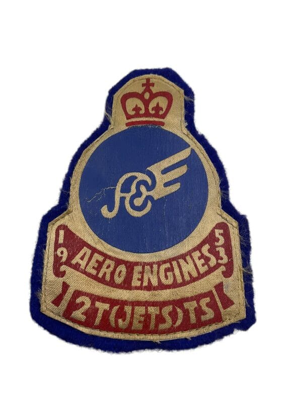 Canadian RCAF Aero Engines 2nd Tactical Training Squadron Jets 1953 Patch Crest