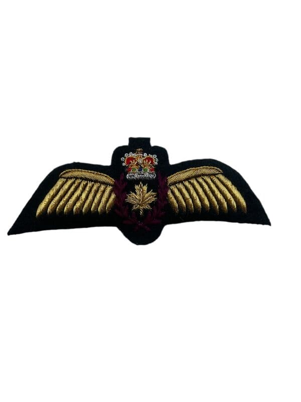 Canadian Forces RCAF Pilots Wing Bullion Wire Padded