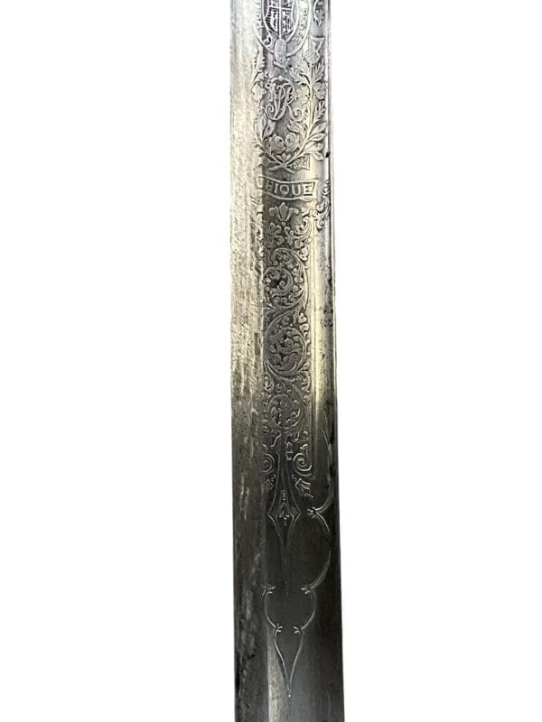 British Victorian Named Royal Artillery Generals Sword Wilkinson with Scabbard - Image 10