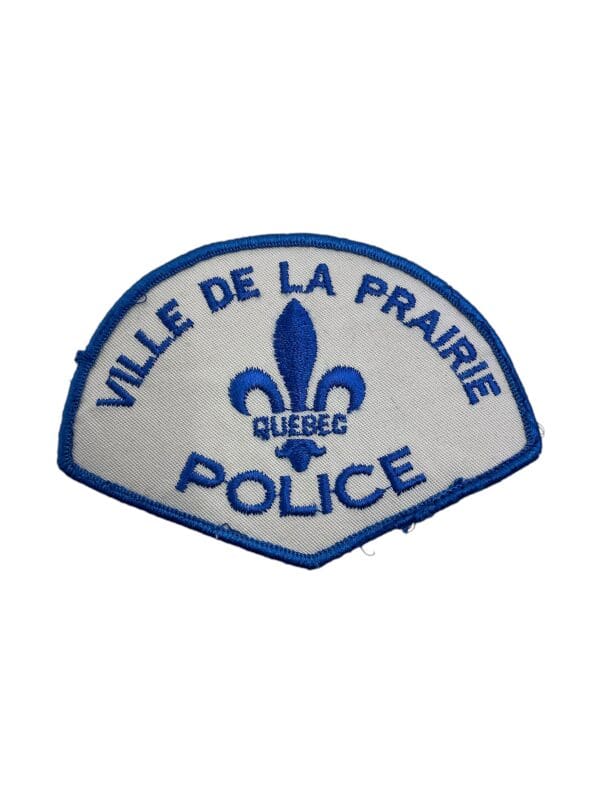 Canadian Quebec Ville De La Prairie Police Patch