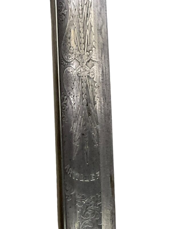 British Victorian Named Royal Artillery Generals Sword Wilkinson with Scabbard - Image 14