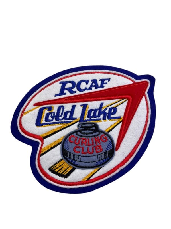 Canadian Forces RCAF Cold Lake Curling Club Crest Craft Patch