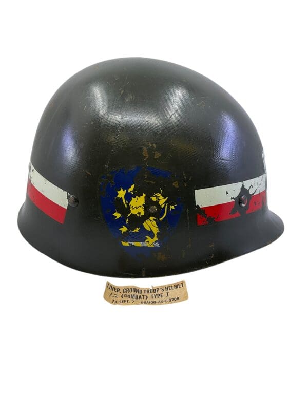 US Army MP Military Police Michigan National Guard Helmet Liner - Image 3