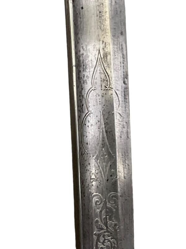 British Victorian Named Royal Artillery Generals Sword Wilkinson with Scabbard - Image 17