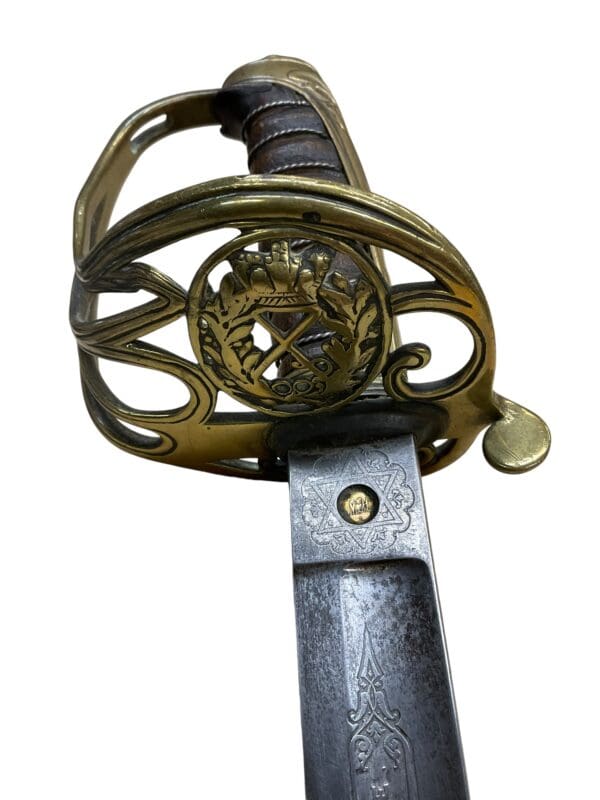 British Victorian Named Royal Artillery Generals Sword Wilkinson with Scabbard