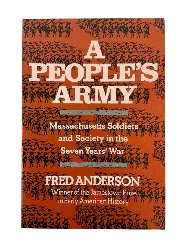 US Seven Years War A Peoples Army Fred Anderson Softcover Reference Book