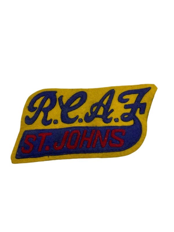 WW2 Canadian RCAF Base St Johns Crest Patch