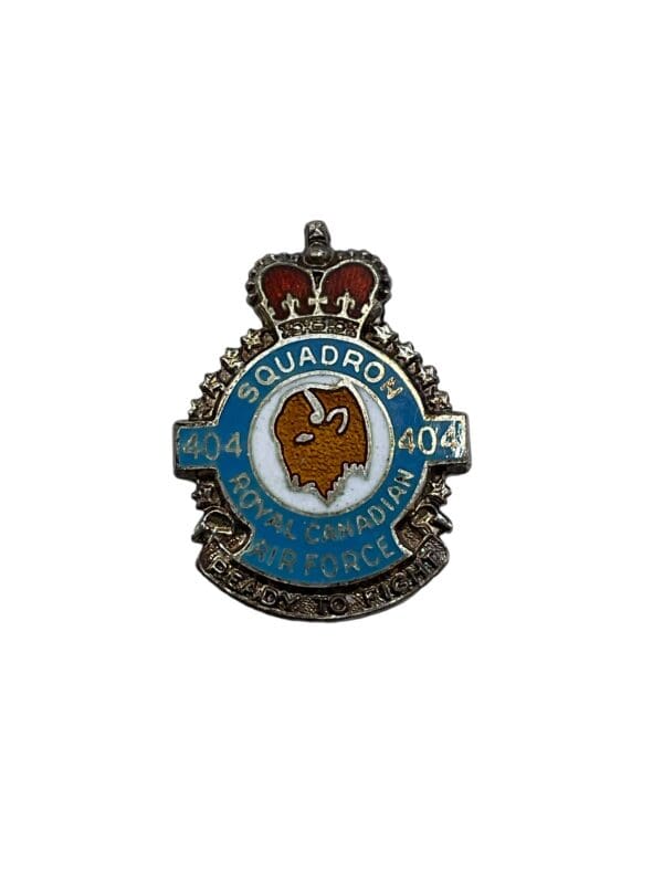 Canadian RCAF 404 Squadron Lapel Pin Badge