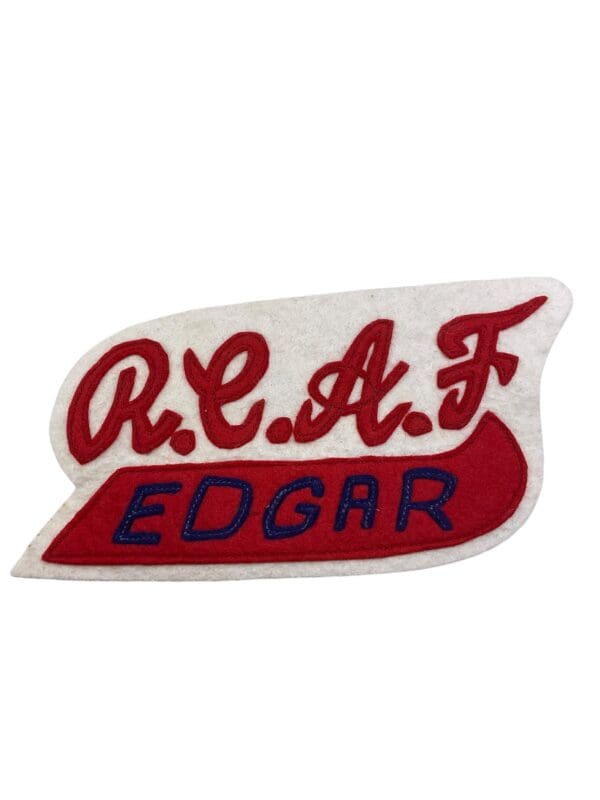 WW2 Canadian RCAF Base Edgar Crest Patch