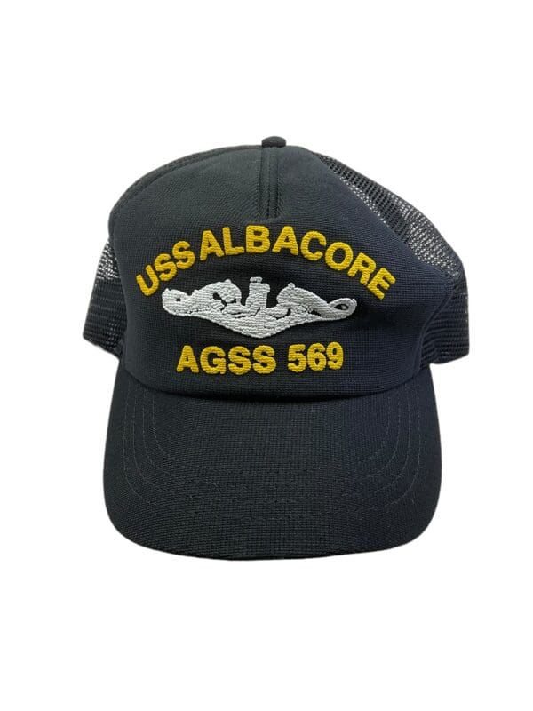 US Navy USN USS Albacore AGSS 569 Baseball Cap