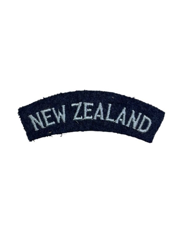 WW2 New Zealand Air Force RNZAF Nationality Title Insignia Single