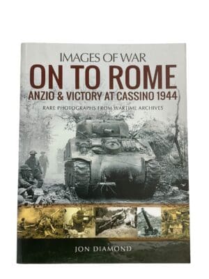 WW2 British Canadian On To Rome Anzio Cassino Rare Photo's Pen & Sword Book