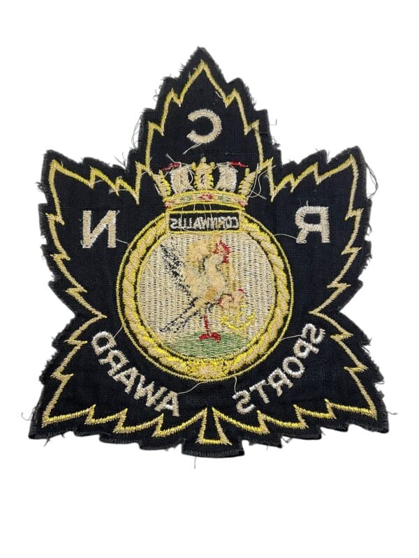 Canadian Navy RCN HMCS Cornwallis Sports Award Patch - Image 2