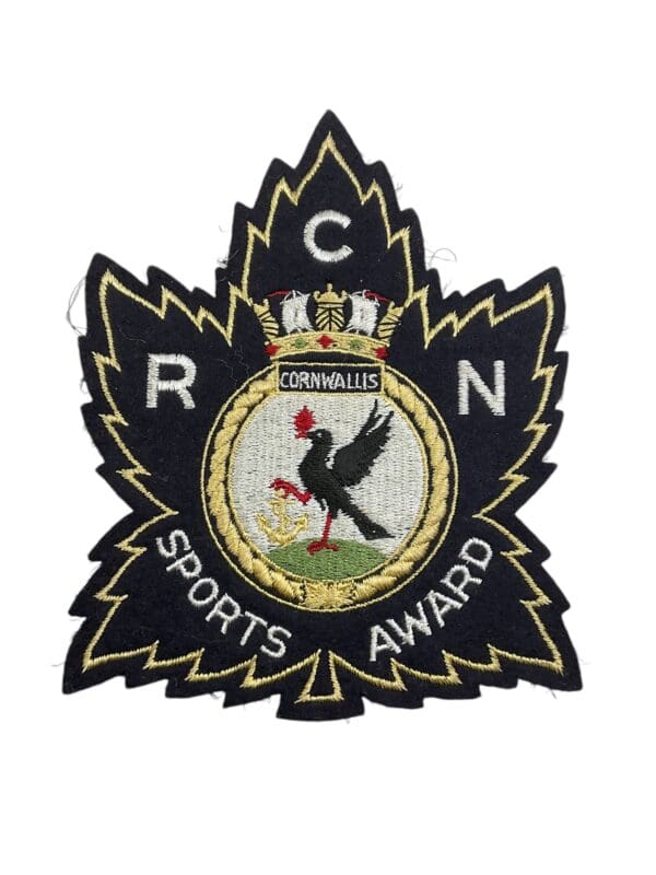 Canadian Navy RCN HMCS Cornwallis Sports Award Patch