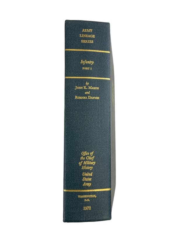 US Infantry Army Linage Series Part 1 Regular Army Hardcover Reference Book