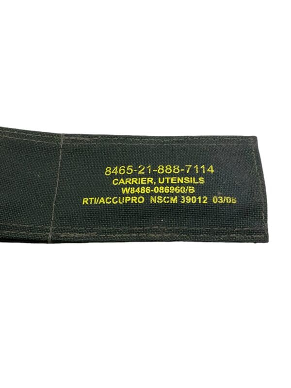 Canadian Forces 82 Pattern KFS Carrier Pouch Dated 2008 - Image 4