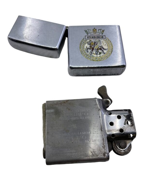 Canadian Navy RCN HMCS Athabaskan Zippo Lighter - Image 4