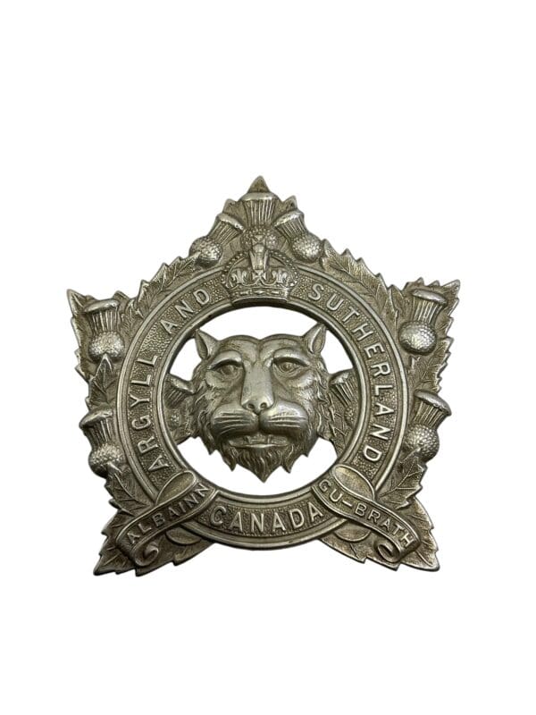 WW2 Canadian Argyll and Sutherland Highlanders Cap Badge