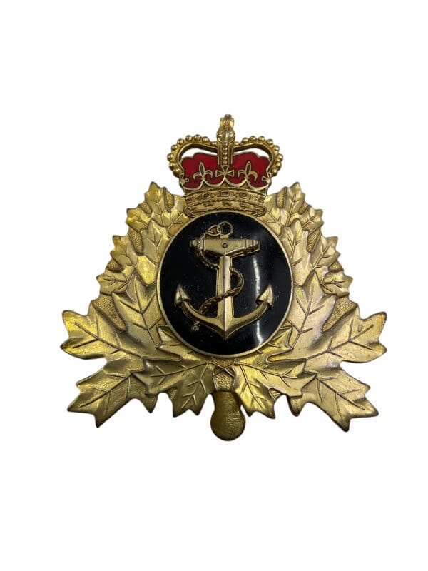 Canadian Forces RCN Navy Enamel Cap Badge