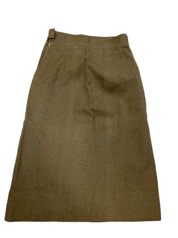 Canadian Army Korean War CWAC Women's Army Corps Skirt Size 12 Dated 1952 - Image 2