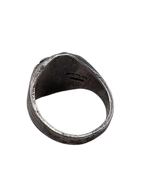 WW2 Canadian RCAF Sterling Silver Ring - Image 2