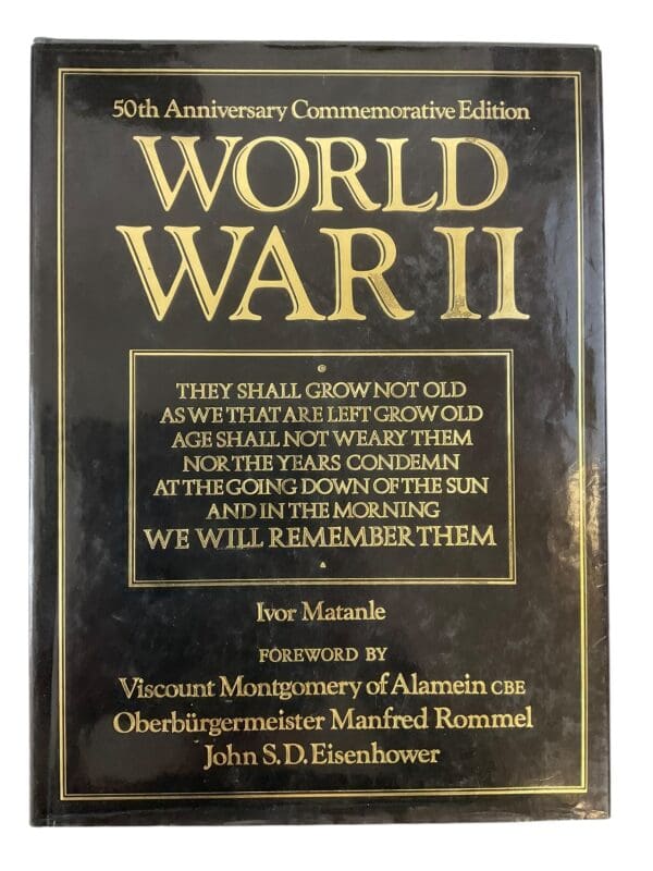 WW2 US British German World War 2 50th Anniversary Matanle HC Reference Book