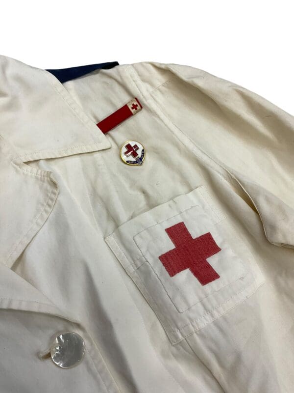 WW2 US Red Cross Production Corps Uniform Dress And Bonnet - Image 4