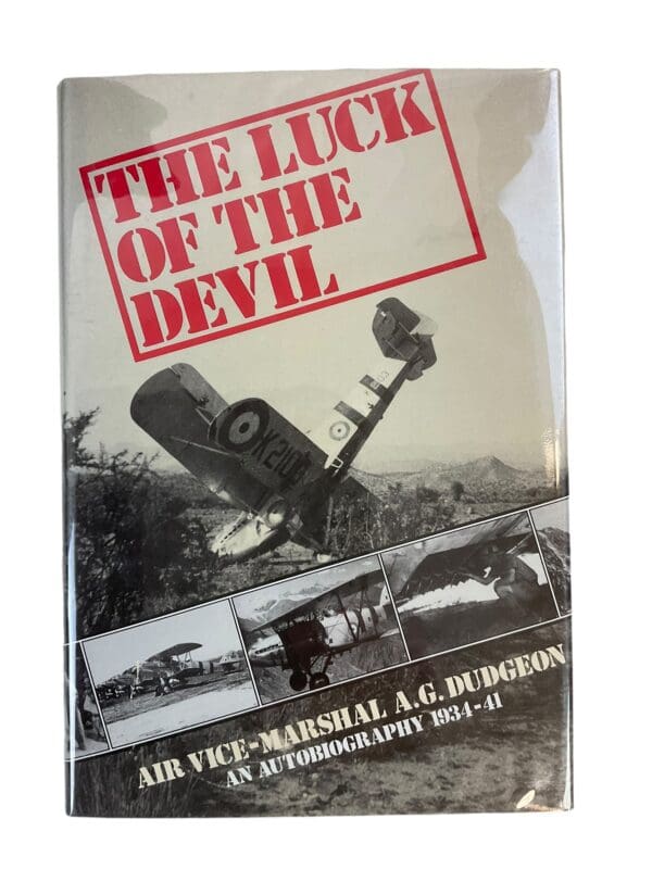 WW2 British RAF The Luck of the Devil Autobiography Reference Book