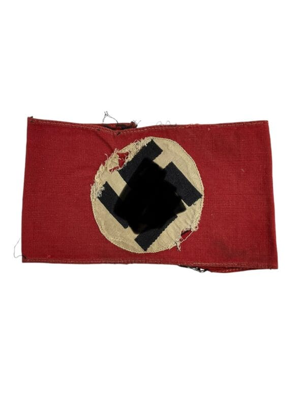 WW2 German NSDAP Supporter Cotton Armband Multi Piece BEVO - Uniform Removed