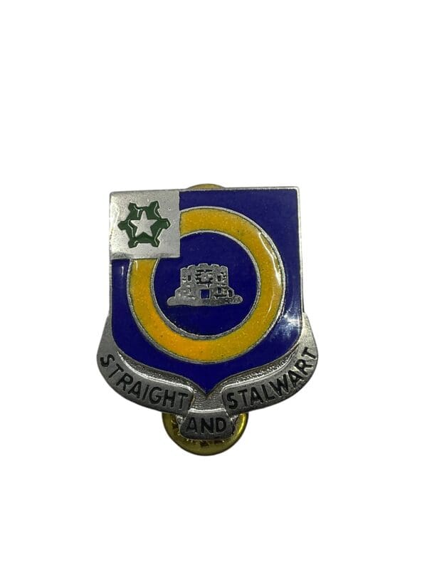 US Army 41st Infantry Regiment DUI Distinctive Uniform Insignia Collar