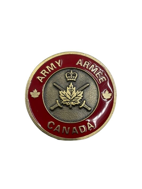 Canadian Forces Land Forces Command Deputy Commander Challenge Coin - Image 2