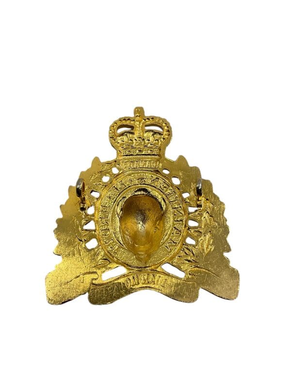 Royal Canadian Mounted Police RCMP Cap Badge - Image 2