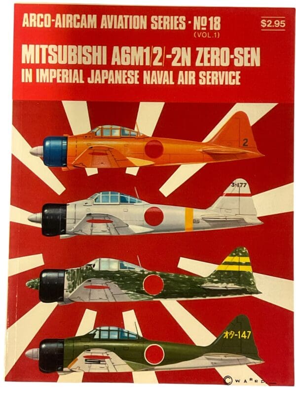 WW2 Japanese Aircam No 18 Mitsubishi A6M1 2 2N ZERO SEN SC Reference Book